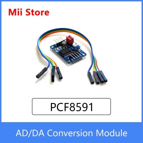 PCF8591 module AD/DA conversion module Analog-to-digital/digital-to-analog conversion +Cable Support Raspberry Pi 3/4