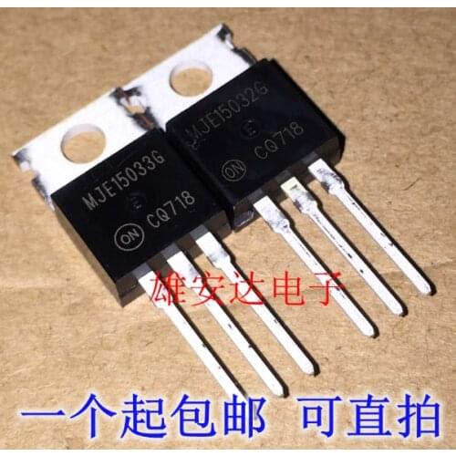 Xinyuan10PCS/LOT 5pairs (5psc MJE15033G + 5PCS/LOT MJE15032G ) TO-220 MJE15033 MJE15032 TO220