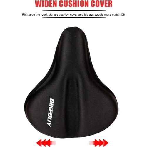 Bikeboy Bike Saddle Soft Pad MTB Mountain Bicycle Seat Cushion Sponge leather Cover Protector MTB Accessories