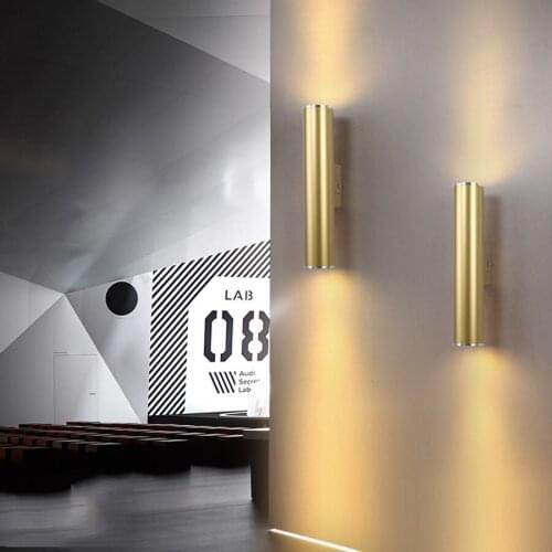 Nordic Modern LED Wall Light Hotel Bar Kitchen Bedroom Wall Lamps Corridor Aisle Stair Lighting Decoration Wall Sconce