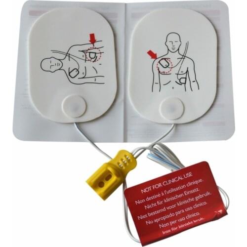 New 10 Pairs/Pack AED Training Machine Adult Electrode Pads Use For Simulated First Aid Rescue HeartStart Trainer