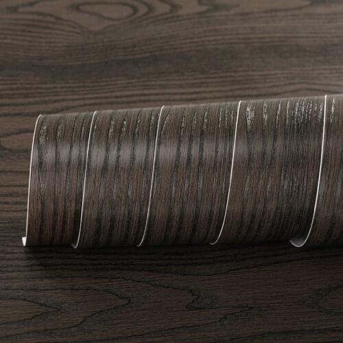 Ebony wood 3d wood wallpaper chiffonnier self adhesive paper waterproof boeing film furniture adhesive paper for furniture