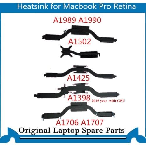Original CPU HeatSink for Macbook Pro Retina A1706 A1707 A1398 A1502 A1989 A1425 A1990 Heat Sink 2016-2018