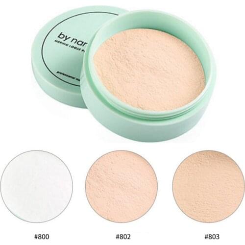 Translucent makeup powder to smooth the face, durable, water resistant, oil absorbent, pore modification, loose powder, makeup
