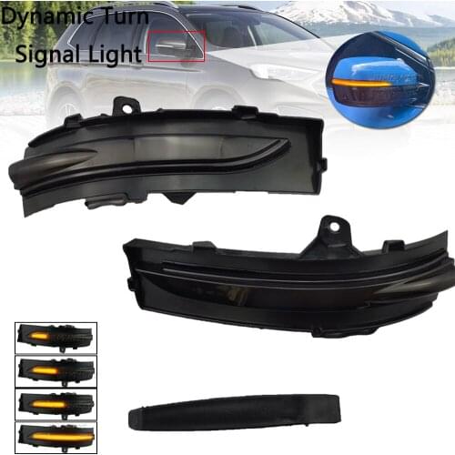Superb LED Blinker Dynamic Turn Signal Light Side Rear-View Mirror Light For Ford Edge EDGE Rand 2015 2016 2017 2018 2019
