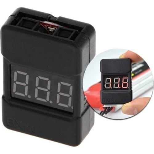 On Sale 1pcs BX100 1-6S Lipo Battery Voltage Tester/Low Buzzer Alarm/Checker Planes Helicopter quadcopter boat car RC Parts