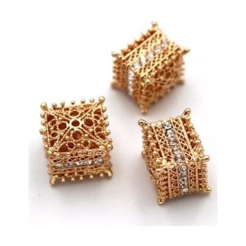 Silver/Gold Metal Connector Findings Wholesale DIY Natural Stones Beads Jewelry Making Accessories ABG6