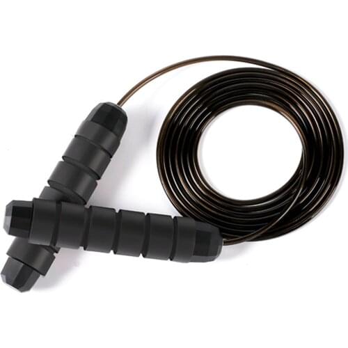 Steel Wire Skipping Rope with Ball Bearing Adjustable Length High-speed Fat Burning Equipment