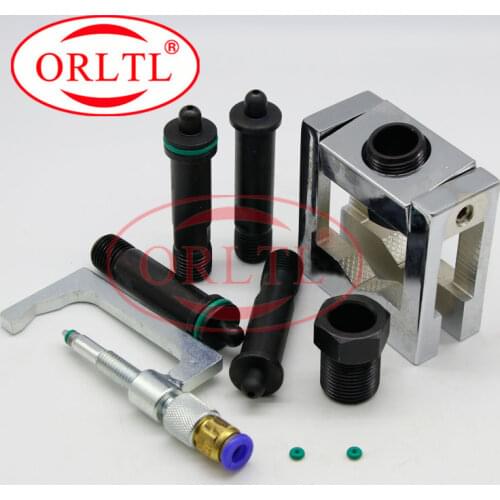ORLTL Universal Diesel Common Rail Tool Fuel Injector Fix Adapter Fixture Clamping Repair Kits T0012