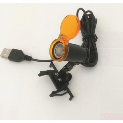 USB Port Clip Ultralight Medical Headlight 5W LED Headlamp Dental Surgical Head Light with Dental Curing Material Filter