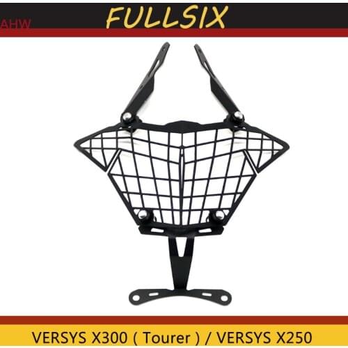 Motorcycle headlight net protection cover Anti-fall protection cover for KAWASAKI VERSYS 250 300 2017 versys250/300 2018