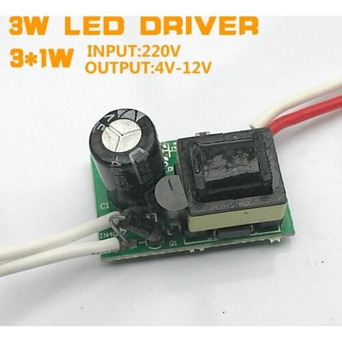 3*1W LED driver LED Transformer LED lamp driver high power/5730 driver high quality free shipping