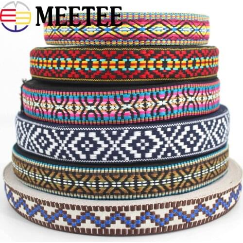 9Yards 30mm Polyester Cotton Jacquard Webbing DIY Sewing Webbings Ribbons Clothes Bag Straps Hats Decorative Tapes Fabric