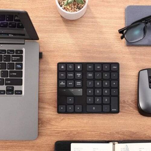 2.4G USB Wireless Numeric Keypad 35 Keys Charging Digital Keyboard Mini Numpad E56B