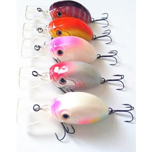 BaMMax Fishing lure 7g 6cm Minnow Wobblers Floating Hard bait Crankbait Artificial bait with Hooks Swimbait fishing tackle