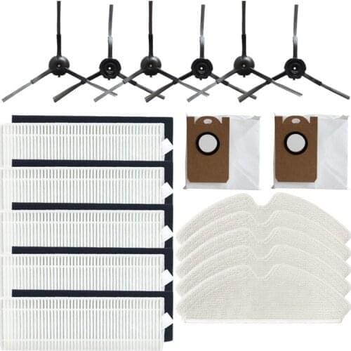 Side Brush HEPA Mops Dust Bag Robot Vacuum Filter For Proscenic M7 PRO Vacuum Cleaner Accessories Replacement