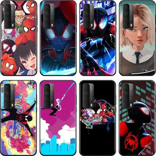 Parallel Universe Spiderman Anime For Huawei Y9A Y9S Y9 Y8P Y8S Y7A Y7P Y7 Y6 Y6P Y6S Y5P Y5 Prime Pro 2019 2020 Phone Case