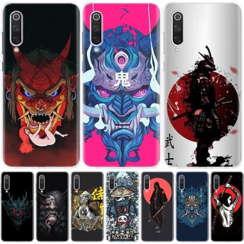 Japanese samurai oni mask Phone Case for Xiaomi Redmi Note 9 9S 8T 8 7 8A 7 7A 6 6A 5 5A 4X S2 K20 K30 Pro Fashion Cover Coque