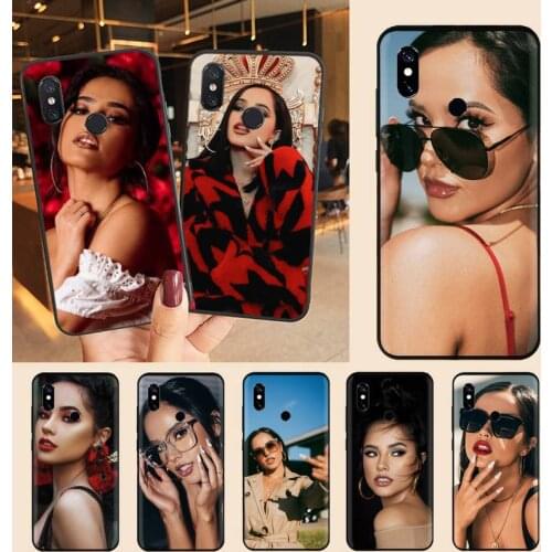 Becky G famous American rapper Phone Case For Xiaomi Redmi note 7 8 9 t max3 s 10 pro lite Luxury brand shell funda coque