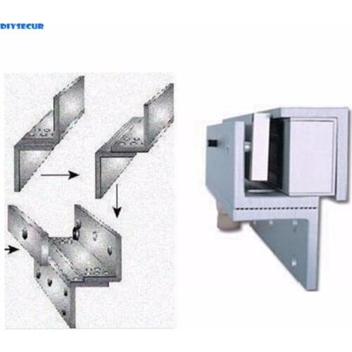 DIYSECUR Z L-Bracket 180KG Magnetic Lock Bracket For Inward Door Lock Install On Wooden Metal Door Frame