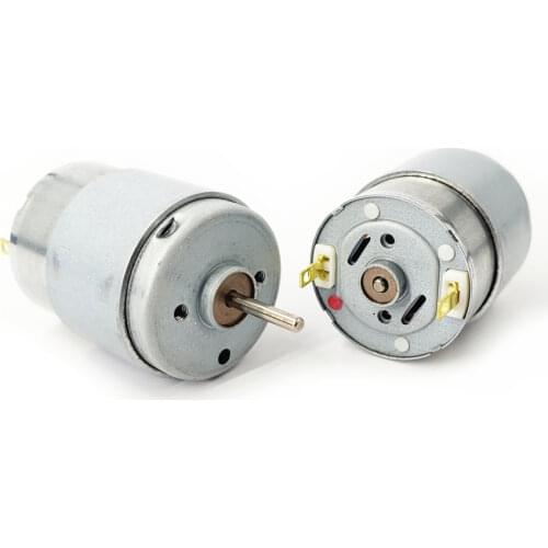 1PC RS-385PV-2270 DC Motor DC 12V 110mA 10000RPM Micro Carbon Brushed DC Motor DIY Electric Tool Motor Output Shaft Length 13.2m