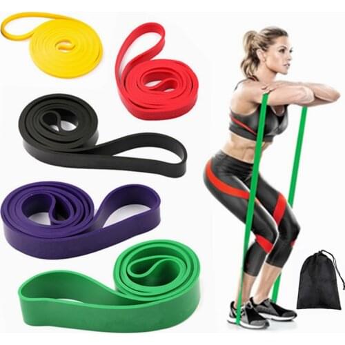 Resistance Band Exercise Elastic Band Workout Gym Yoga Ruber Loop Strength Pilates Fitness Equipment Training Expander Unisex
