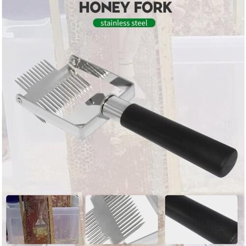 Beekeeping Tools Beehive Honey Cutter Uncapping Scraper Plastic Handle Honeycomb Scraper Equipment Uncapping Knife Fork Shovel