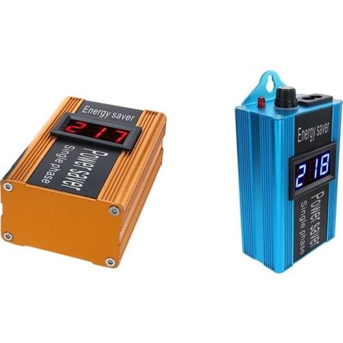 Intelligent Power Saver Energy Saving Devices Smart Power Factor Saver Electricity Saving Box 100KW EU Plug
