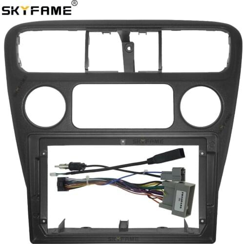 SKYFAME Car frame cable Kits Fascia Panel For HONDA ACCORD 6TH 1998-2003 Android Big Screen Audio Dash Panel Frame