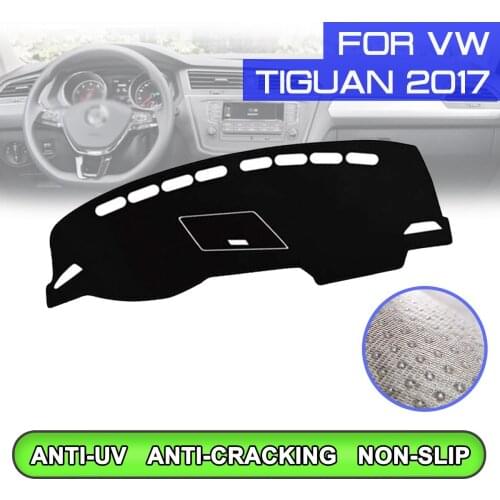 Car Dashboard Mat Anti-dirty Non-slip Dash Cover Mat UV Protection Shade for Volkswagen Tiguan 2017