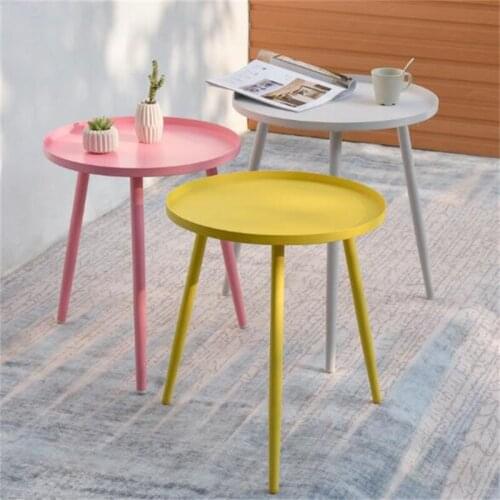 Φ45xH50cm iron art small round coffee tables Tea table Side table End table