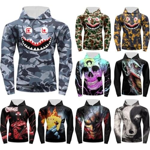 Smile Series Cody Lundin Streetwear 3D Print Anime Men Hoodies Sweatshirt bjj Hooded Pullovers Tops Oversized Young Style
