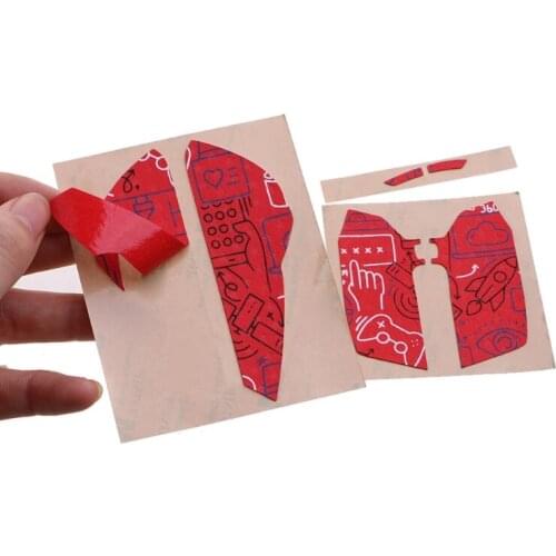 H7EC Handmade Non Slip Sweat Resistant Mouse Skin Skates for razer Viper Mini Mouse Self Adhesive Design Anti-Slip Grip Tape