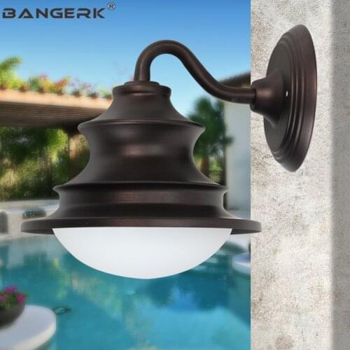 Simple Outdoor Modern Wall Lamp Courtyard Waterproof LED Porch Lights Sconce Wall lamps Garden Balcony Home Decor Lighting