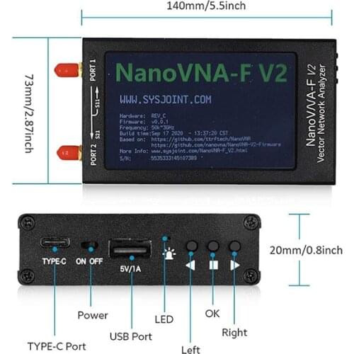 Factory Directly Sell Nanovna-f V2 Vector Network Antenna Analyzer Kits