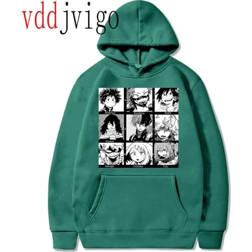 My Hero Academia Boku No Hero Academia Midoriya Izuku Deku Hoodies Men Printed Oversized Unisex Clothing Harajuku