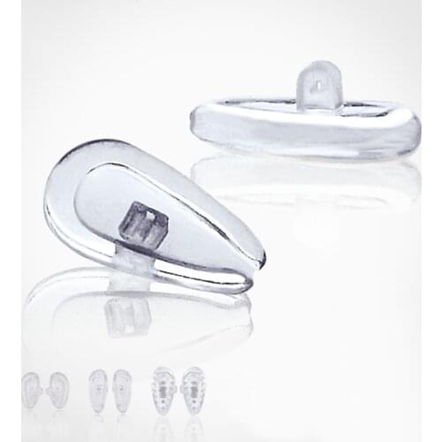 3Pairs/Lot Silicone Eyeglass Sunglasses Spectacles Screw On Nose Pads Repair Tool Eyewear Accessories 3 Size To Choose