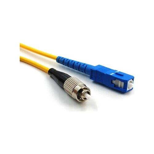 5Pcs/Lot 1M FC/UPC-SC/UPC Simplex 9/125 Singlemode Fiber Optic Cable Patch Cord Jumper