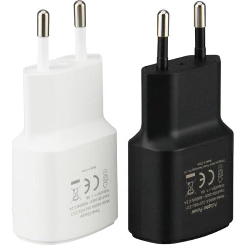 500Certified 1A EU USB Charger Mobile Phone EU Charger Plug Travel Wall Charger Adapter For iPhone iPad Samsung Xiaomi Huawei