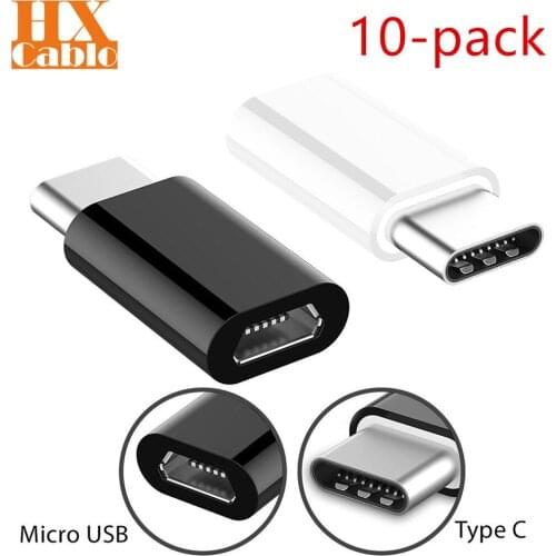 USB-C Type-C to Micro Mini USB Data Charging Adapter USB for Huawei P10 P20 Lite Honor 10 V9 LG G5 G6 V30 OnePlus 2 3 6 ZUK Z2
