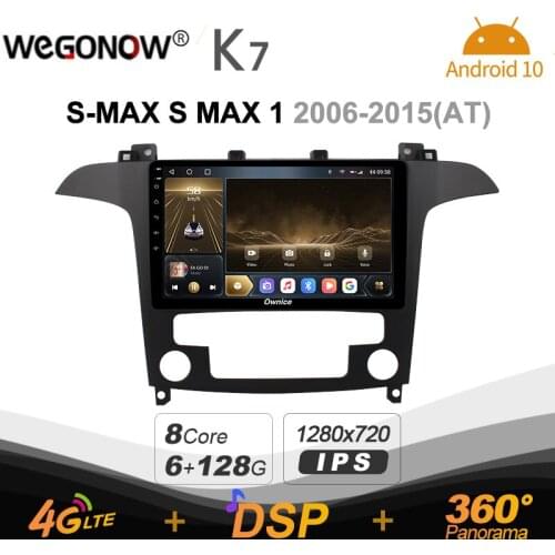 Android 10.0 6G+128G Ownice K7 Car autoradio Multimedia for Ford Focus 2 Mk 2 2004 - 2011 radio system unit 360 Panorama 4G LTE