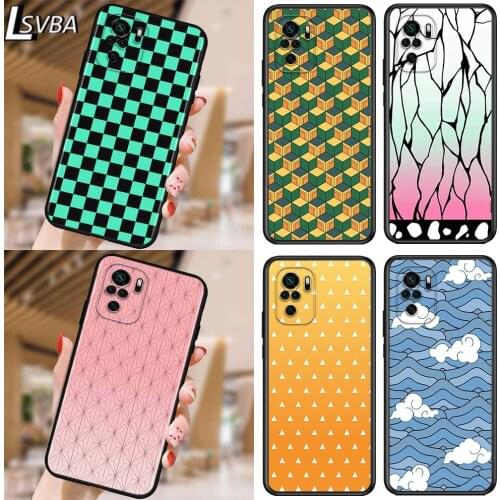 Demon Slayer Tanjirou Nezuko for Xiaomi Redmi Note 10 10S 9 9T 9S 9Pro Max 8T 8Pro 8 7 6 5 Pro 5A 4X 4 Soft Black Phone Case