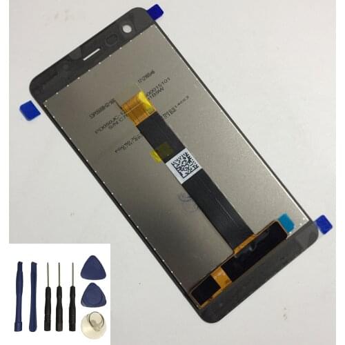 For Nokia 2 N2 Touch Screen Panel Digitizer Sensor Glass + LCD Display Monitor Panel Module Assembly + Free Tools