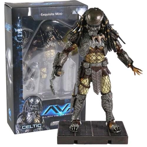 Hiya Toys AVP Celtic Predator Movable Assemble Action Figure Figurine Model Toy