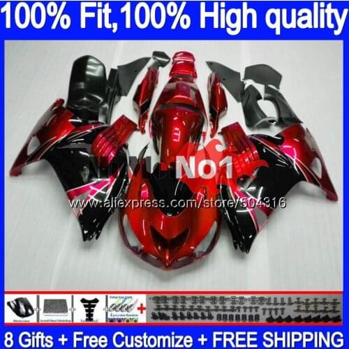 Injection For KAWASAKI ZX 14R ZX14R 06 07 08 09 10 11 Pearl Red 78MC.11 ZZR1400 ZX-14R 2006 2007 2008 2009 2010 2011 Fairing