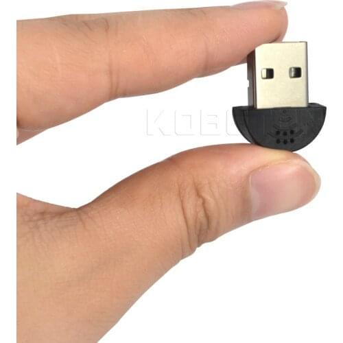 Kebidumei Hot Selling Mini USB 2.0 Microphone MIC Audio Adapter Driver Free for MSN PC Notebook Online multi channel recorder