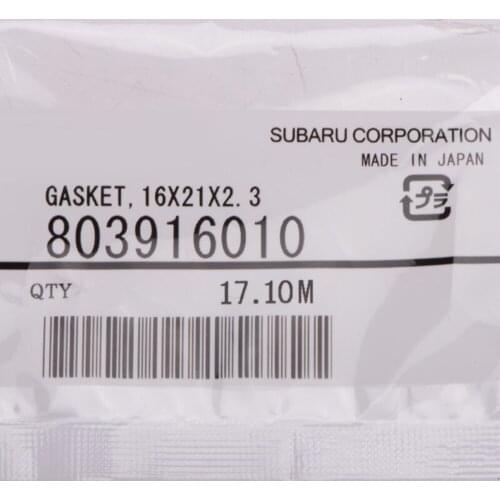 6pcs Washer Oil Drain Plug Gasket Set For Subaru 2011-18 New High Quality