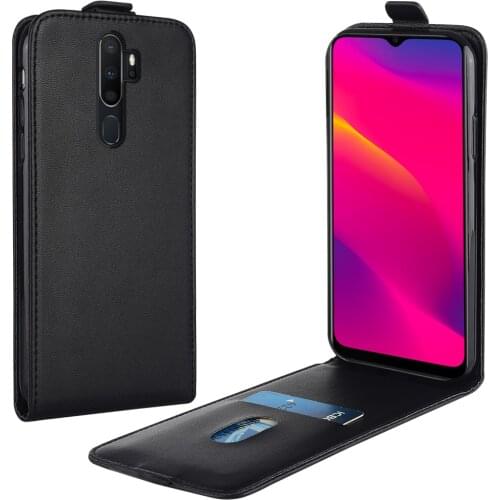 Flip Up and Down Leather Case for OPPO A9 2020 CPH1937 CPH1939 CPH1941 Vertical Cover for OPPO A 9 2020 Case Phone Bag