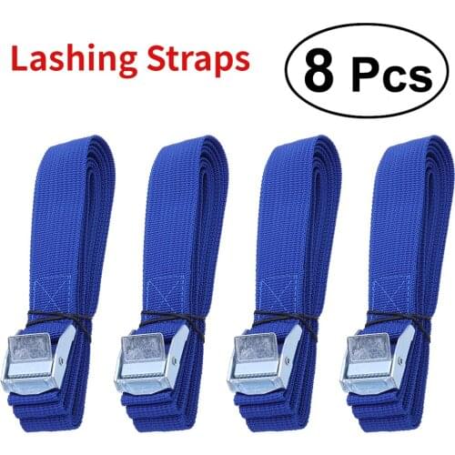 2.5M Lashing Straps with Buckle Nylon Quick Release Lashing Straps for Cargo Tie Down Car Roof Rack Luggage Kayak Carrier Moving
