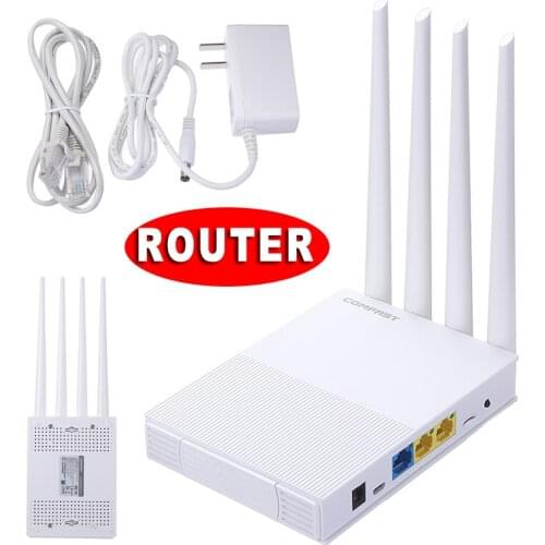 Pohiks 1pc White High Quality 4G WiFi Router 2.4GHz Wireless Extender With Power Adapter For Home Office